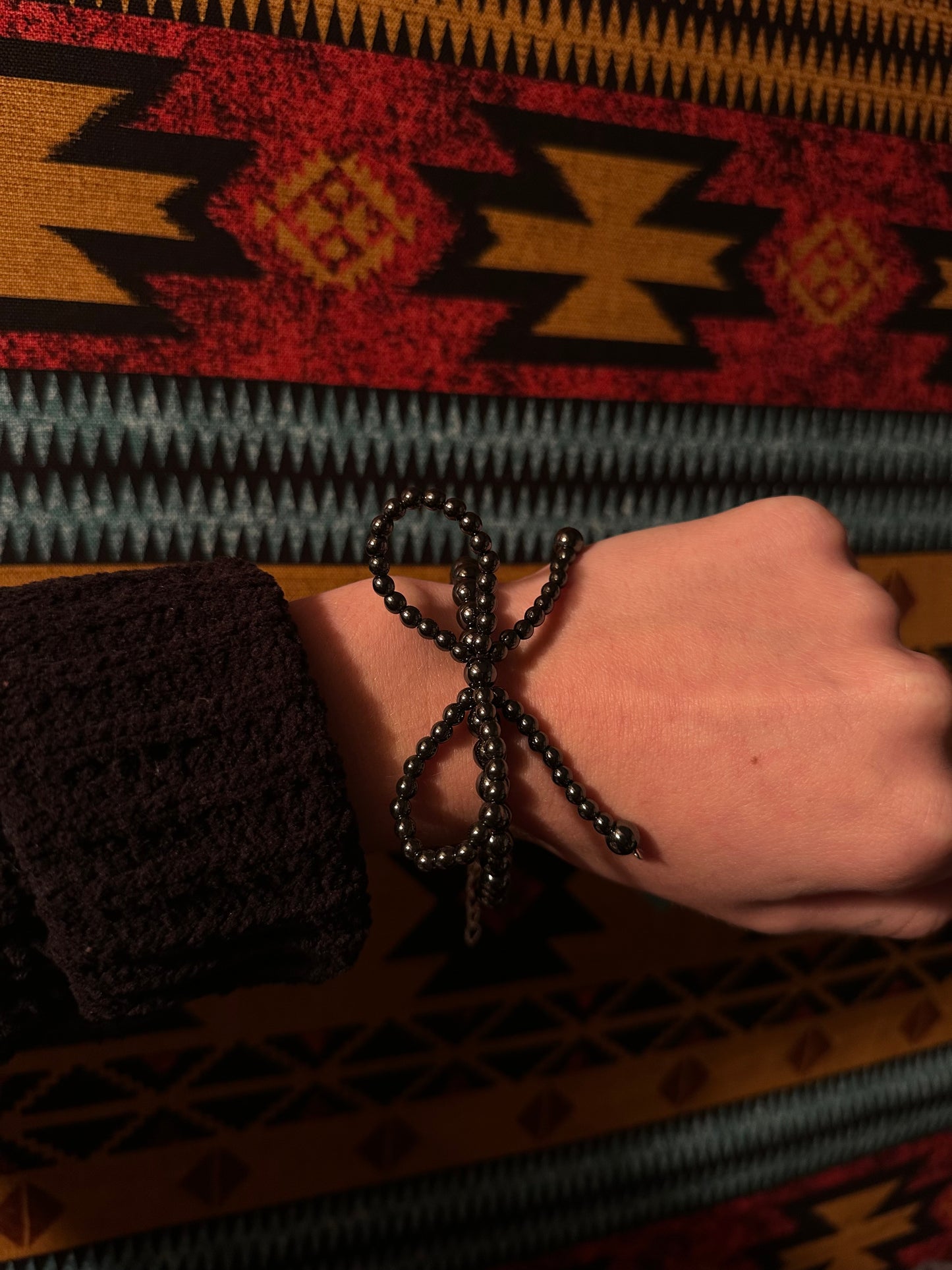Midnight Rodeo Bow Bracelet