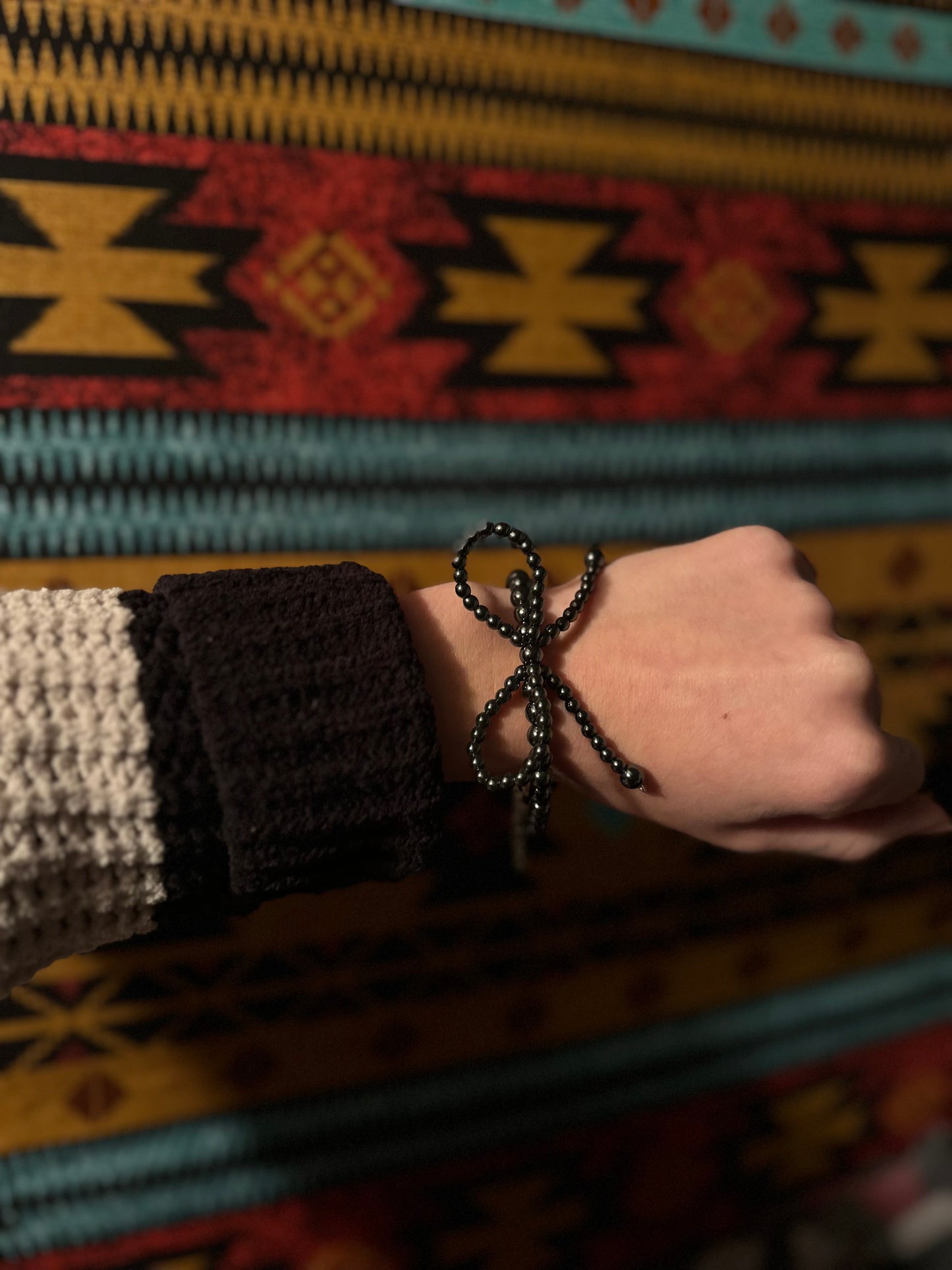 Midnight Rodeo Bow Bracelet