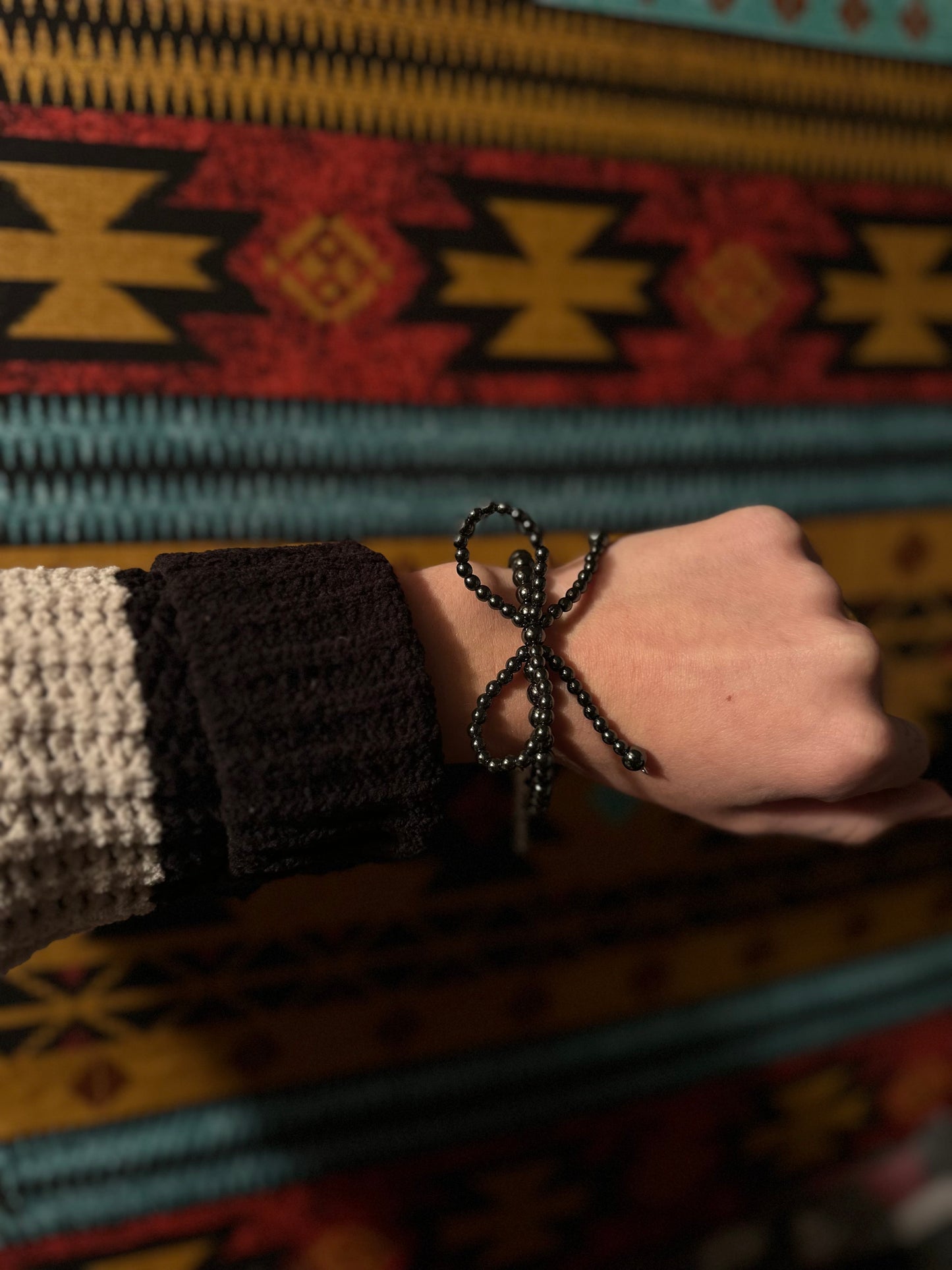 Midnight Rodeo Bow Bracelet