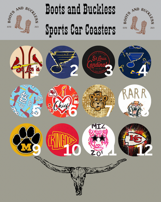 Sports Car Coasters